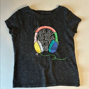 Kids Charcoal Graphic Tee